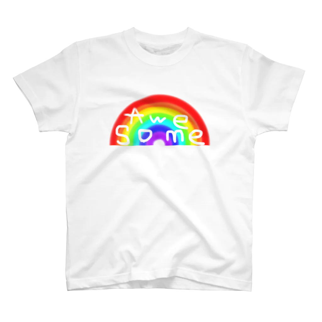 YUuKIのrainbow awesome スタンダードTシャツ