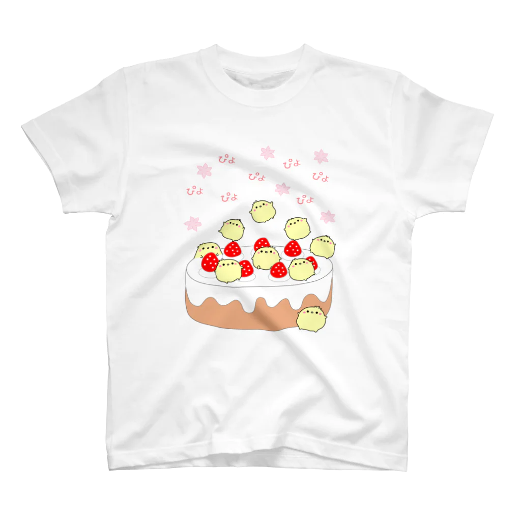 きりんちゃんのぴよケーキ スタンダードTシャツ