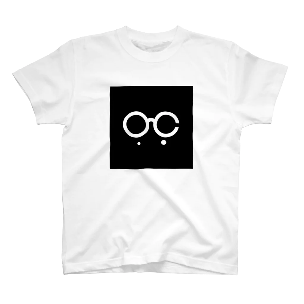 OCCHI idea designのOCCHI/黒角ロゴ inakaアイデア Tシャツ（白） Regular Fit T-Shirt