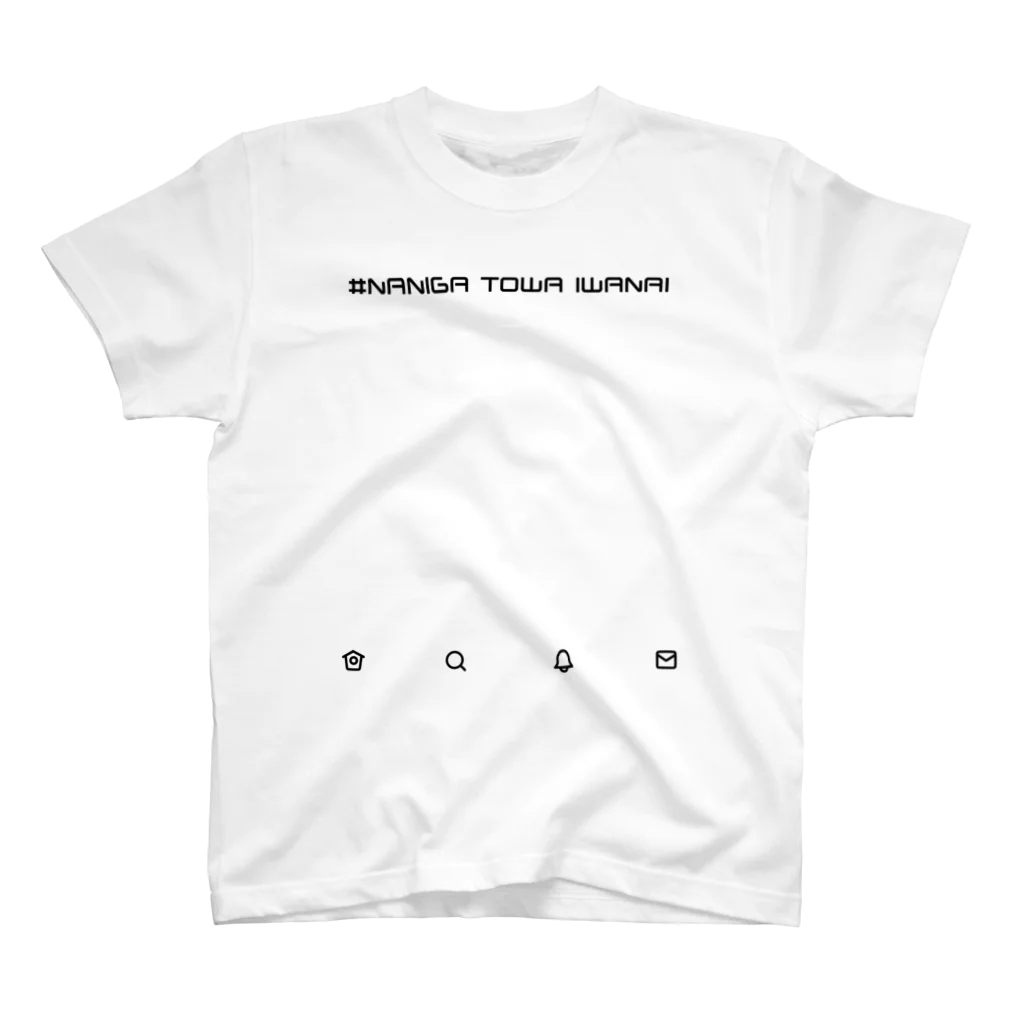 YASA-USAのTwitterハッシュタグTシャツ-1-B Regular Fit T-Shirt