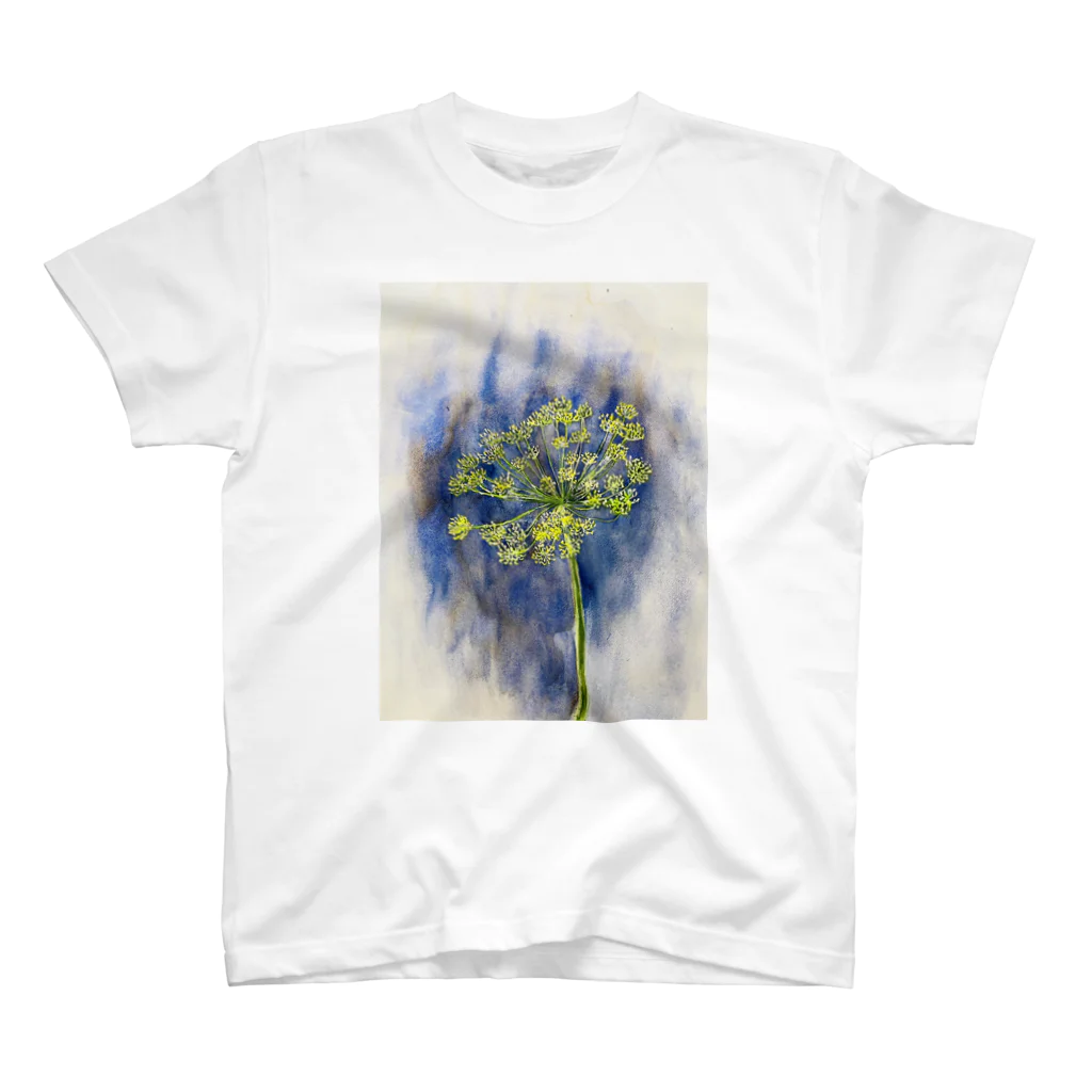 あおニャーマンの植物画着彩2 スタンダードTシャツ