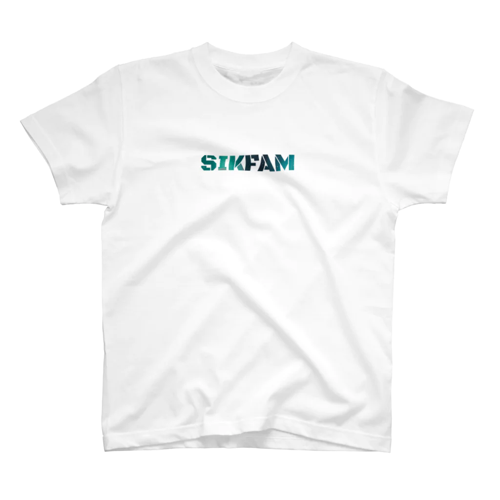 ｽｲｶﾁｬﾝ🍉の背中もプリント🍉SIKFAM スタンダードTシャツ