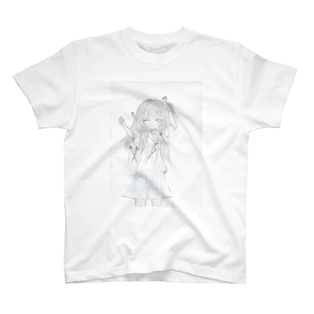 ヒナミス@鍵はかけてないけど病んでないとは言ってないの古綾T スタンダードTシャツ