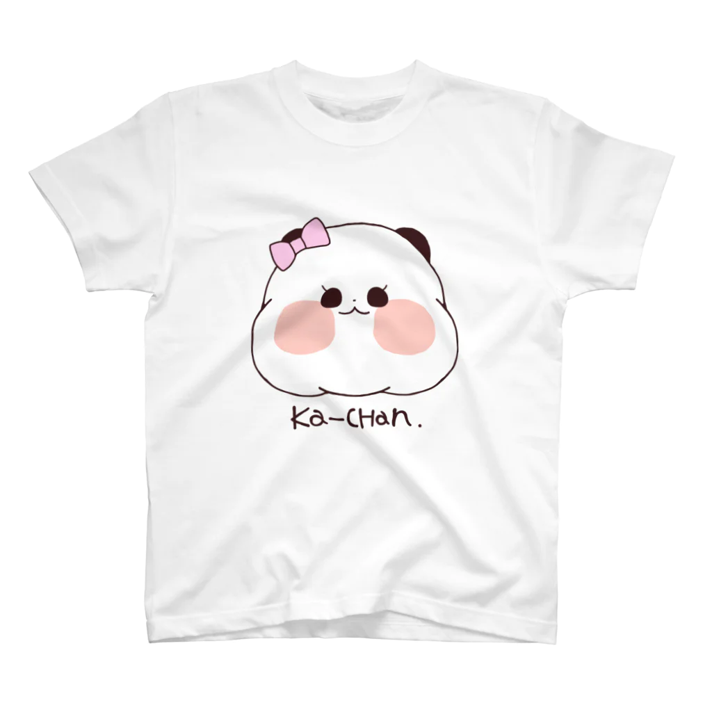 うみ🐼ゆるりんぱんだのかーちゃん スタンダードTシャツ