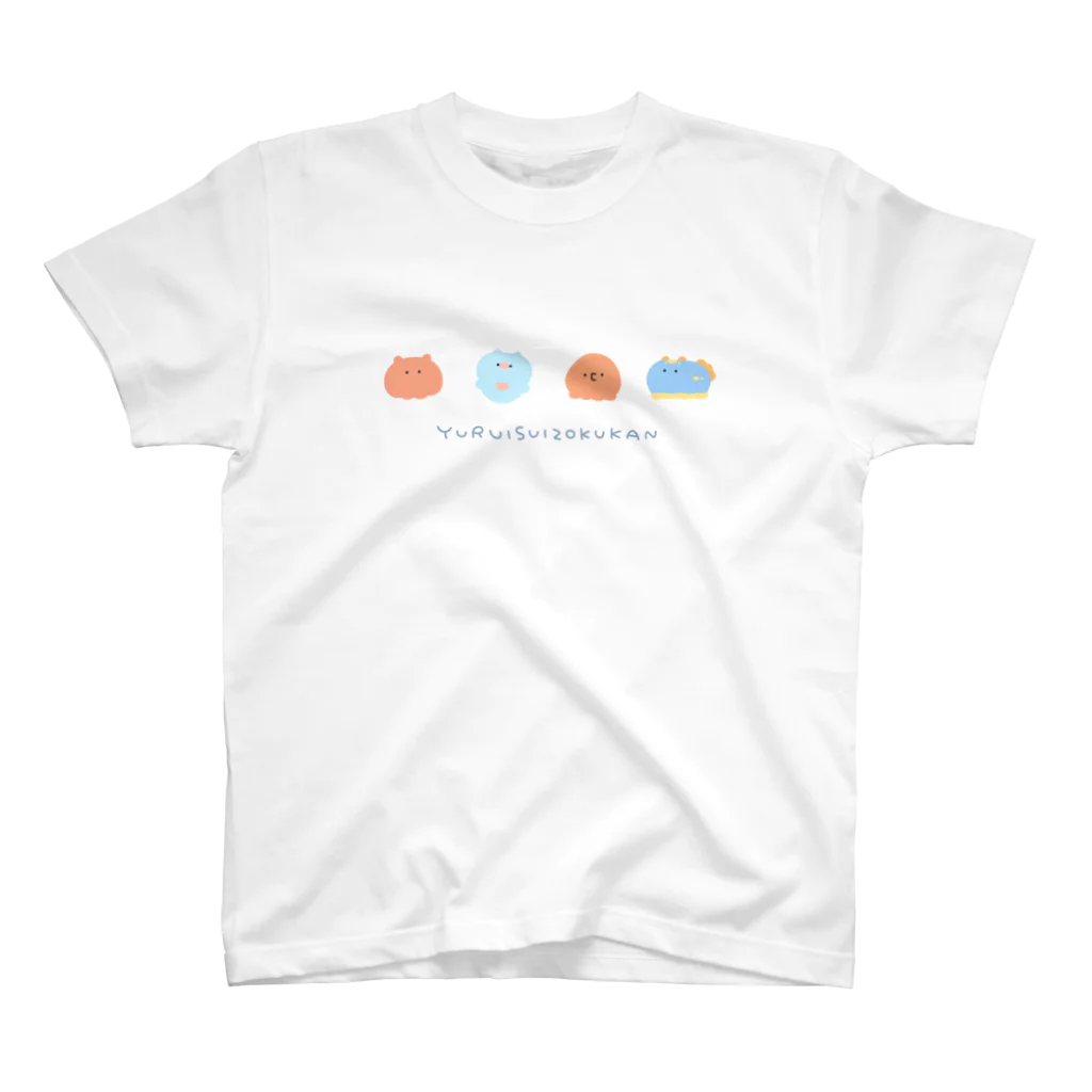 かやぬゆみのゆるいすいぞくかん（枠線なし） スタンダードTシャツ