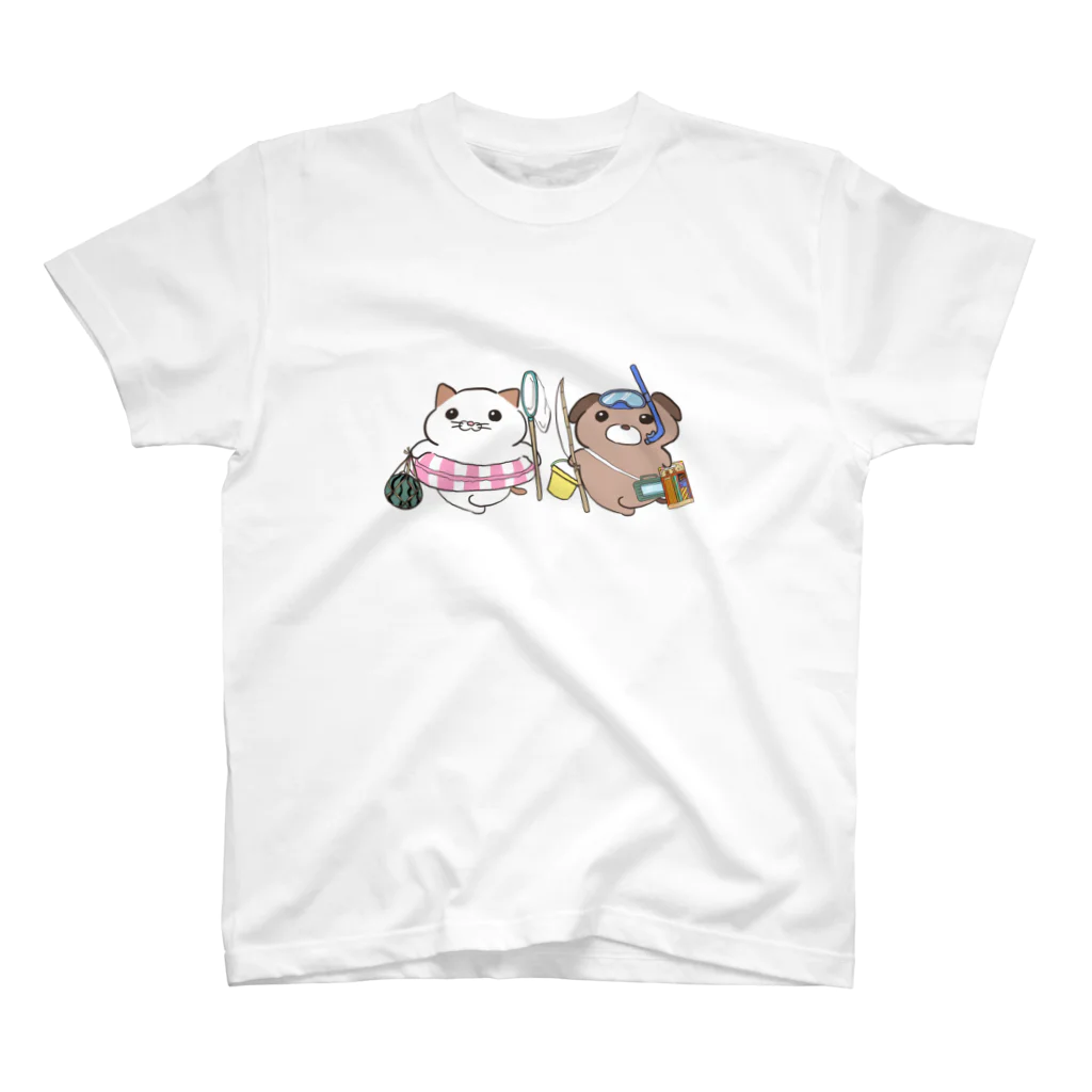 Meowのなつやすみ Regular Fit T-Shirt