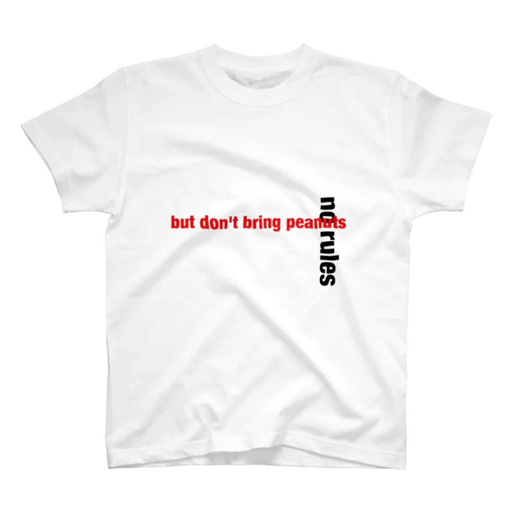 FEELING NOTHING のNo peanuts  スタンダードTシャツ