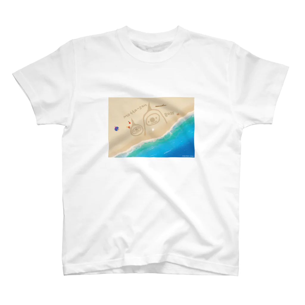 たまひろみShopの海辺のモッタさん スタンダードTシャツ