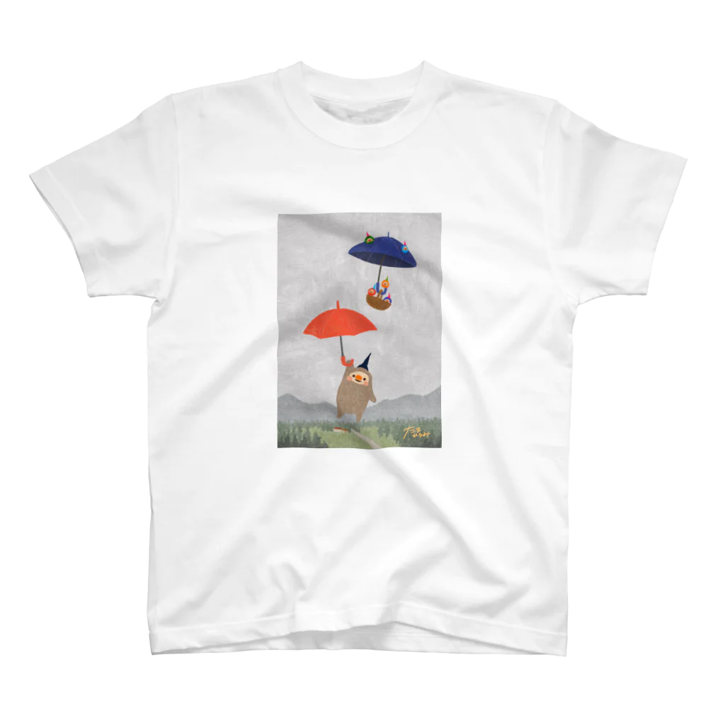 たまひろみShopの傘モッタさん Regular Fit T-Shirt