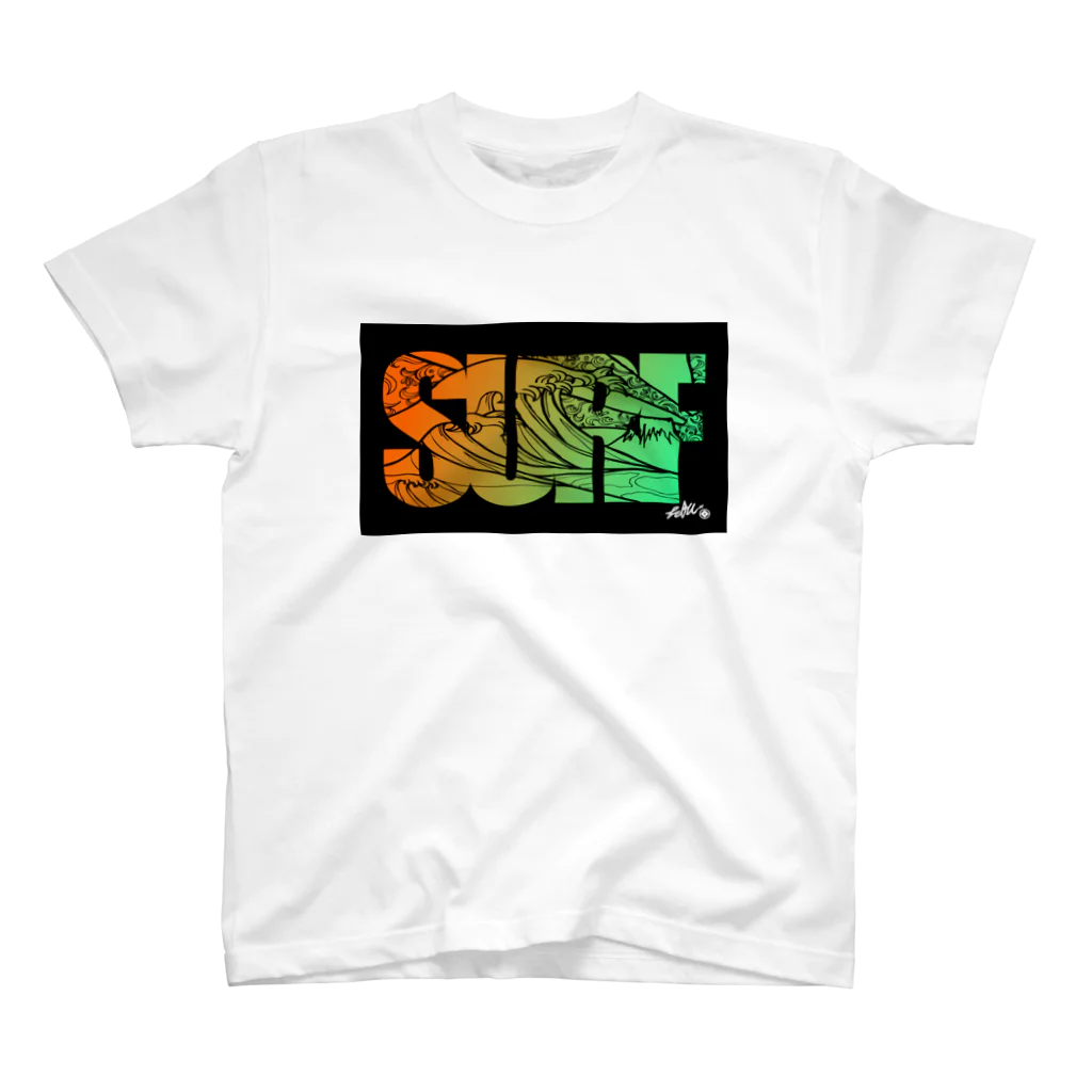 Takatoshi OsadaのSURF LOGO スタンダードTシャツ