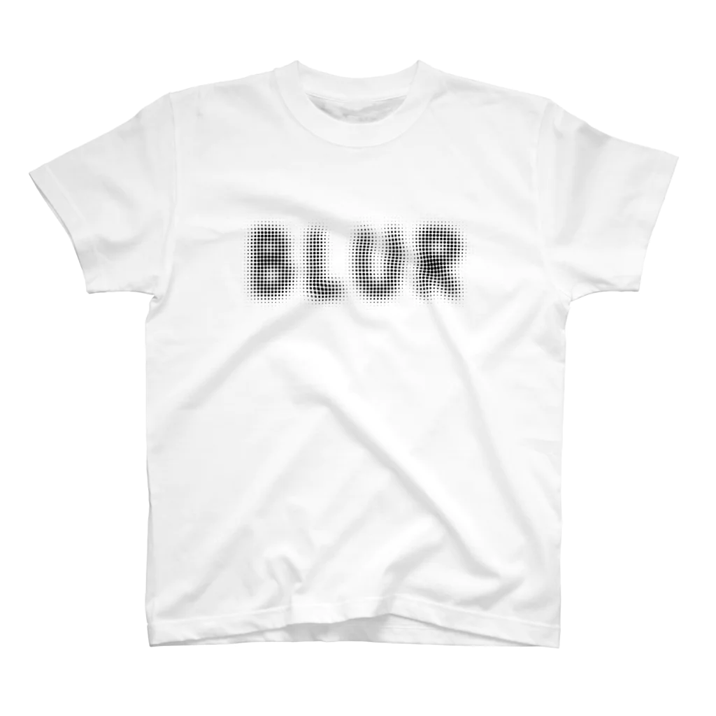 ヘンテコラボのBLUR＿＿ぼかし_黒 スタンダードTシャツ