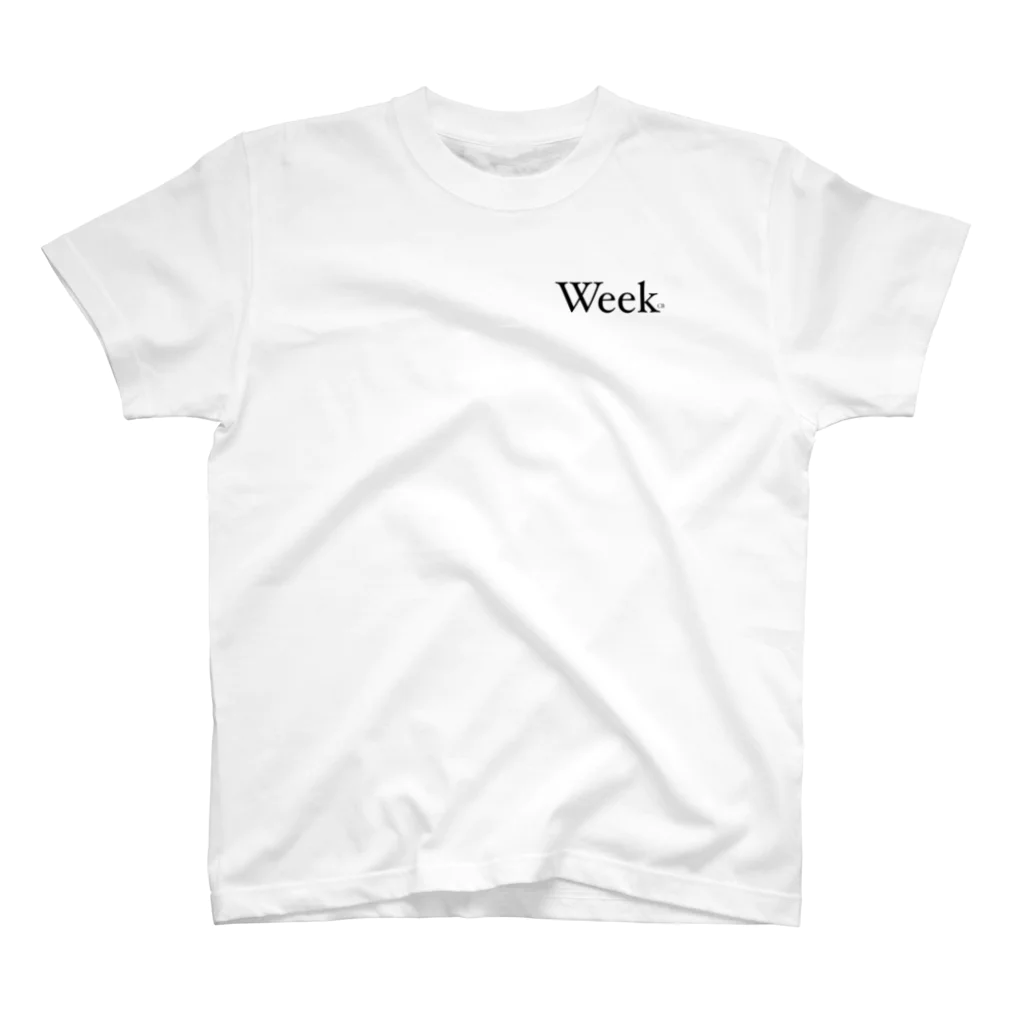 CITY BOY のWeek ワンポイント（ブラック） スタンダードTシャツ