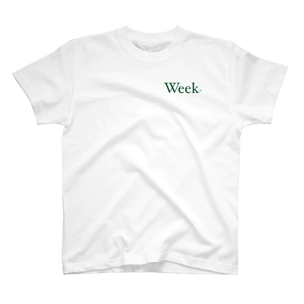 CITY BOY のWeek ワンポイント（グリーン） スタンダードTシャツ