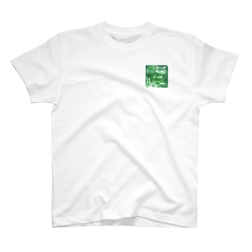 YUKINOARTWORKの真四角Garden Regular Fit T-Shirt