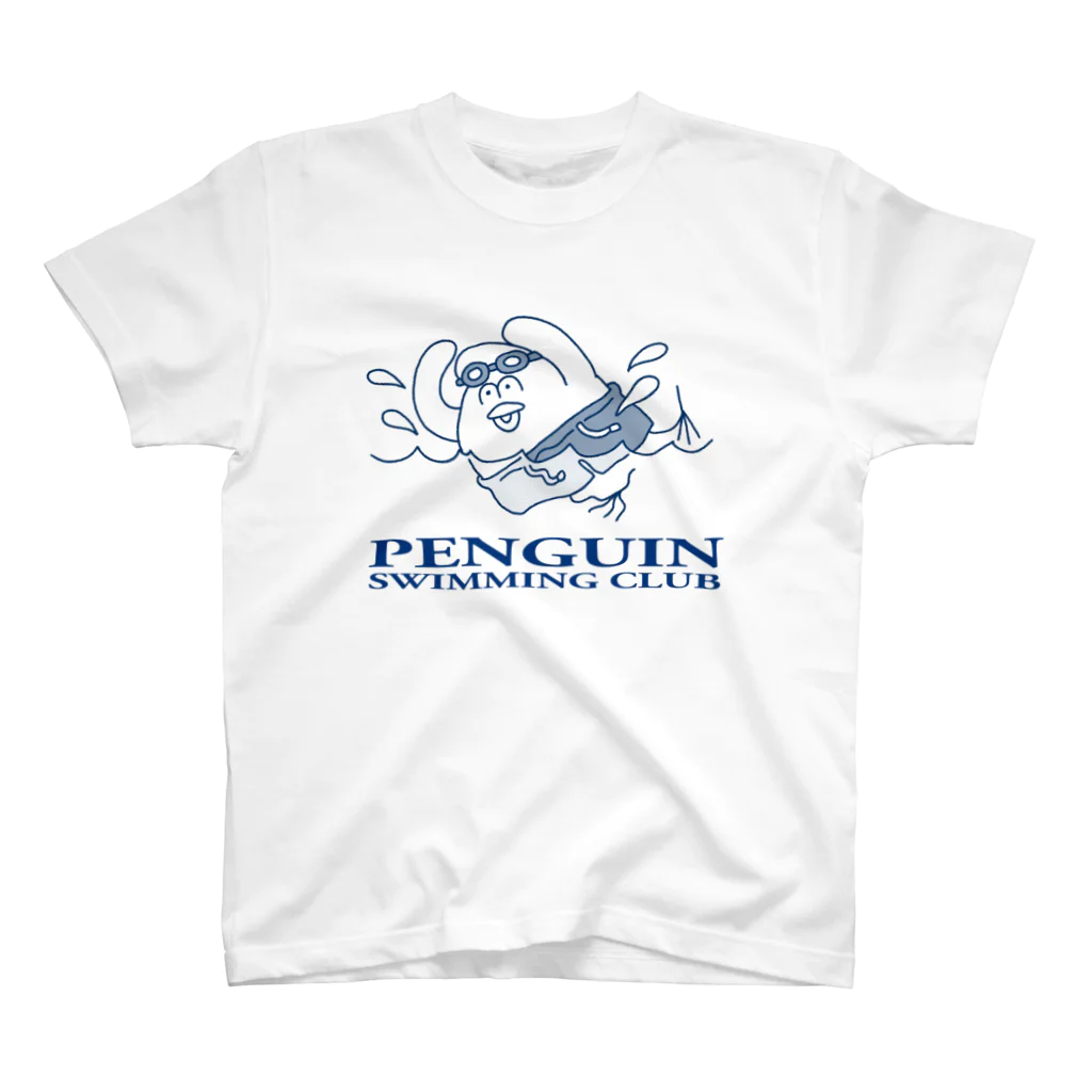 mugny shopのペンギンスイミングクラブ スタンダードTシャツ