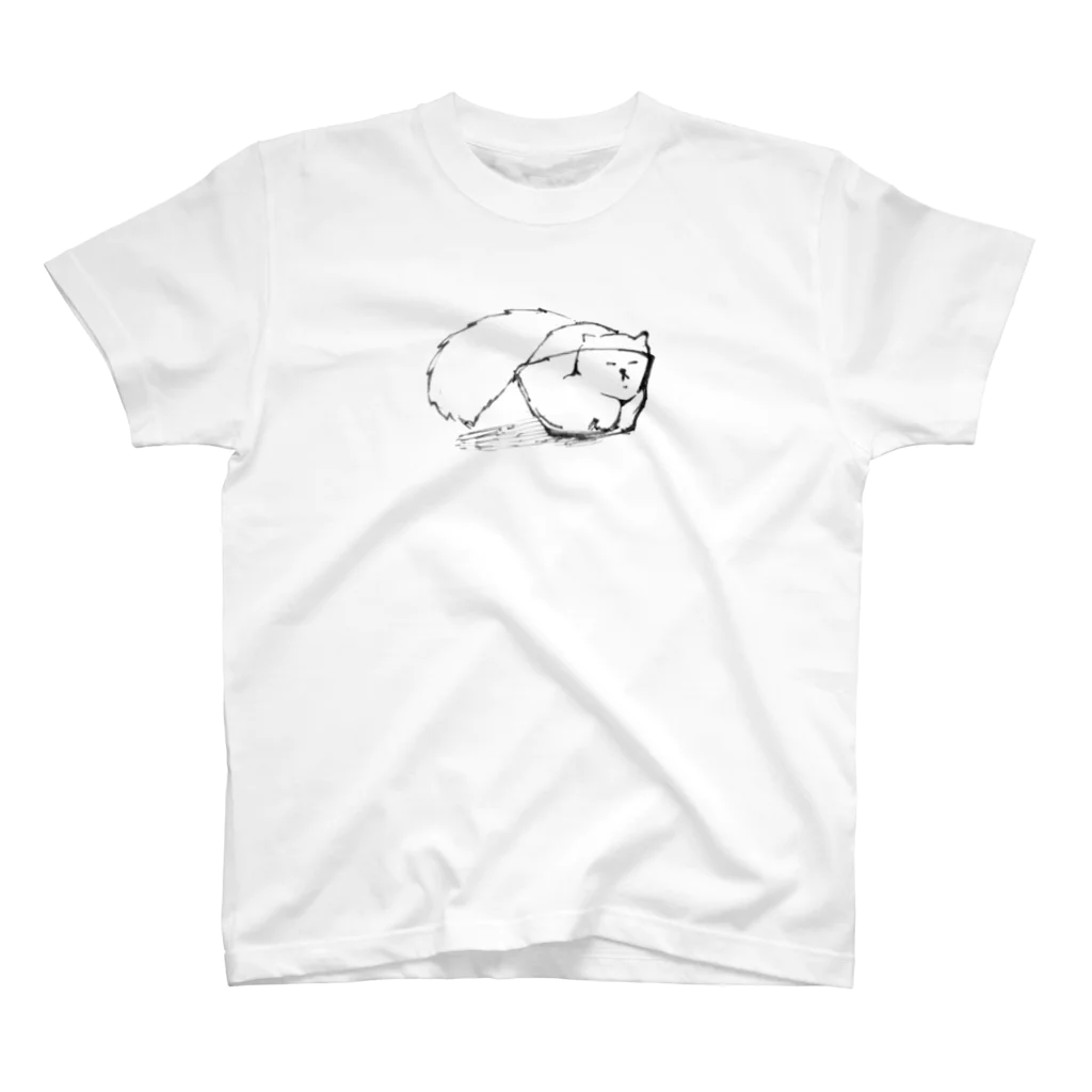 yumyumyumkoの液体ねこ さらだぼうる スタンダードTシャツ