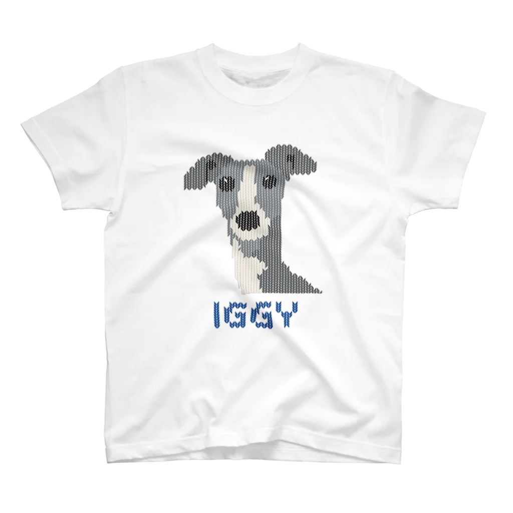 IGGY　shopのKAWAII　IGGY　ブルー スタンダードTシャツ