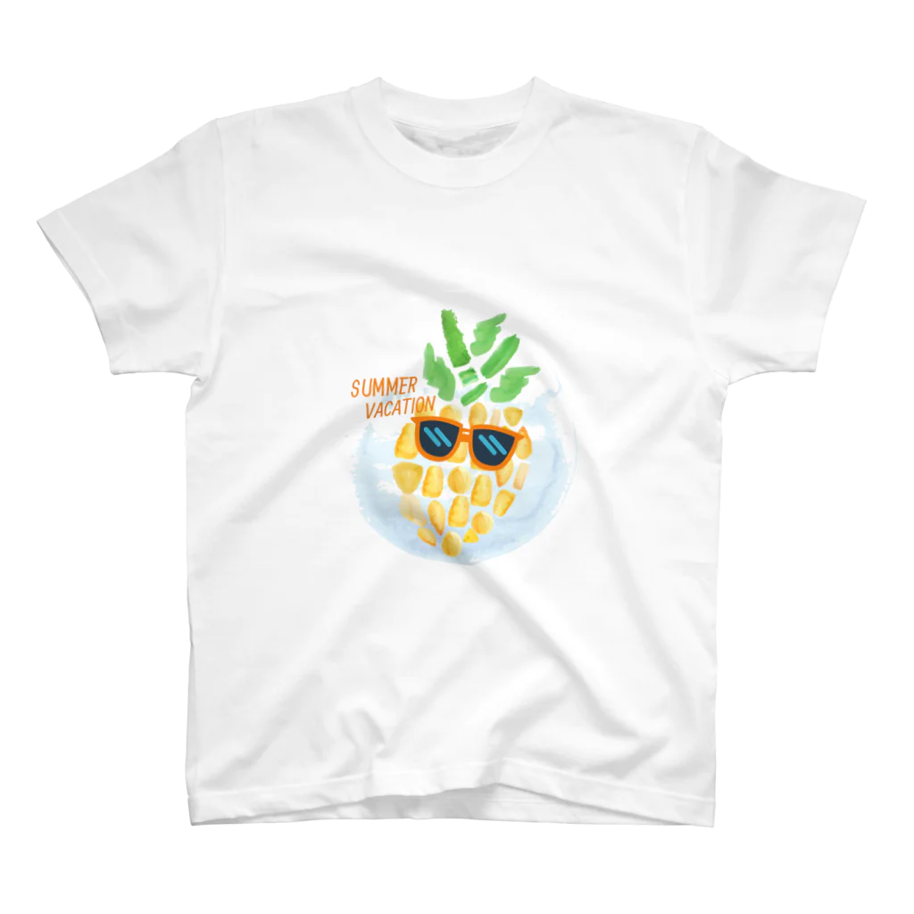 てんまま(iPadの先生)のWater pineapple Tシャツ スタンダードTシャツ