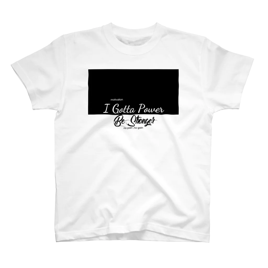 gm shopのモノトーンTシャツ　ブラックandホワイト Regular Fit T-Shirt