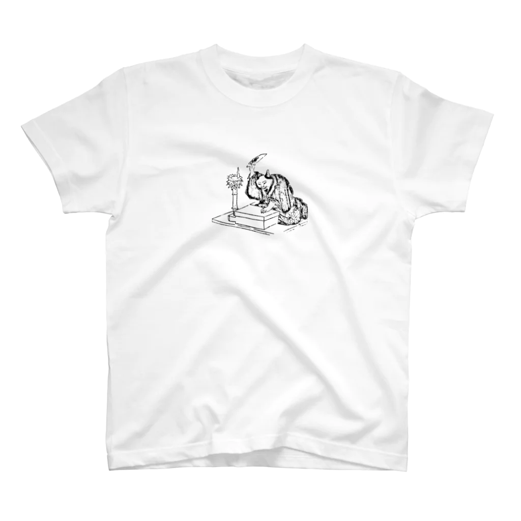 猫の浮世絵・草紙の講談する猫 Regular Fit T-Shirt