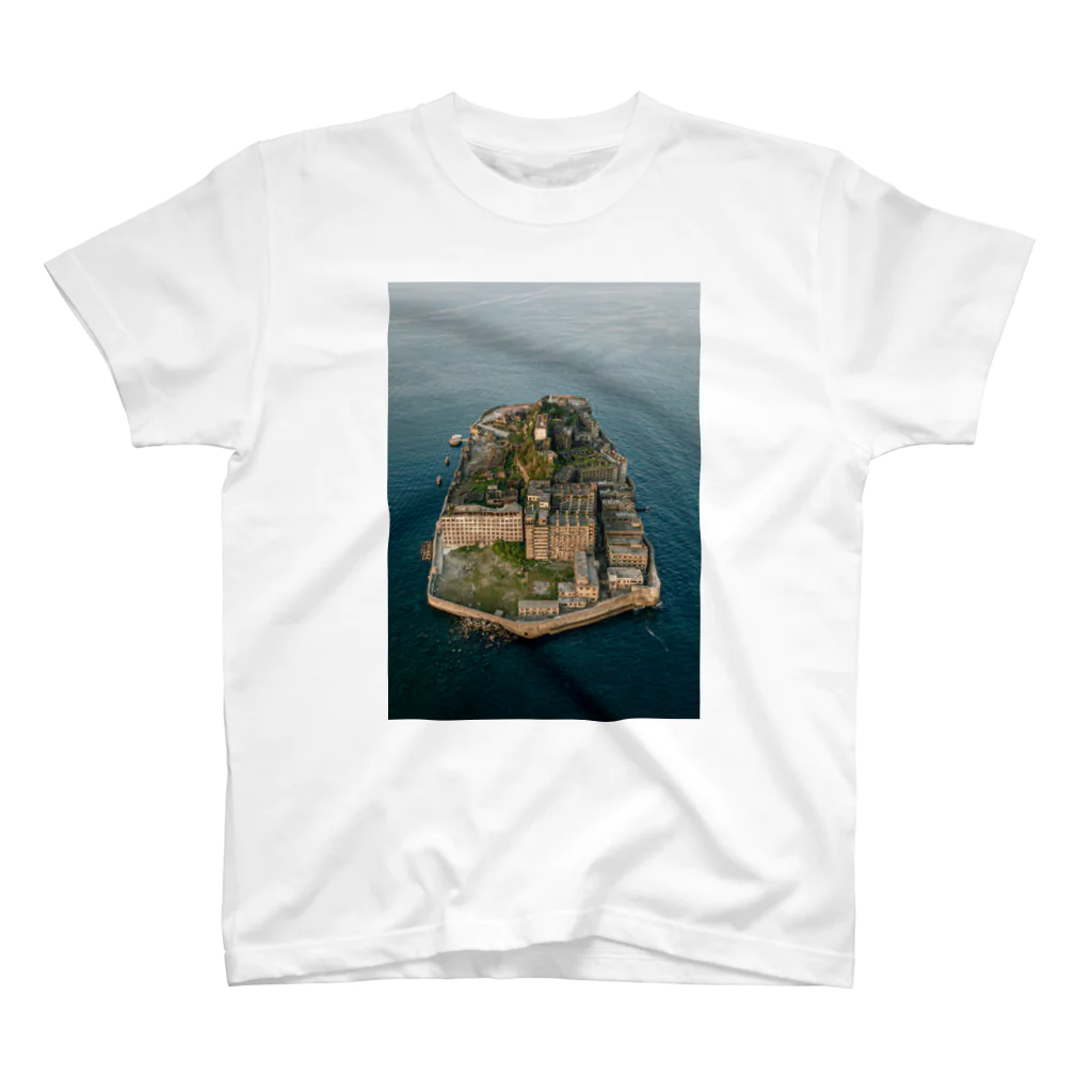 Saho.の夜明けの軍艦島 スタンダードTシャツ