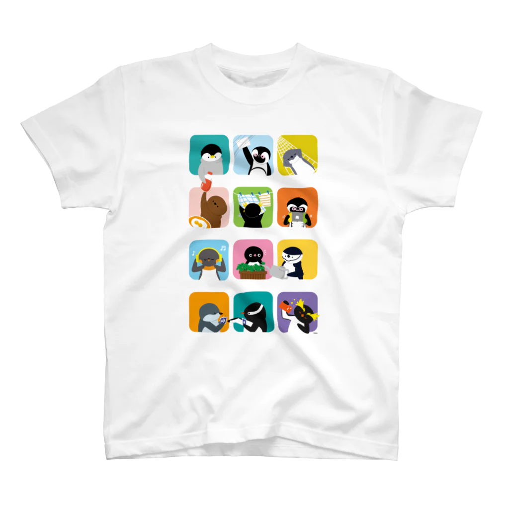 しろくま&ペンギン通信のペンギンアパート スタンダードTシャツ