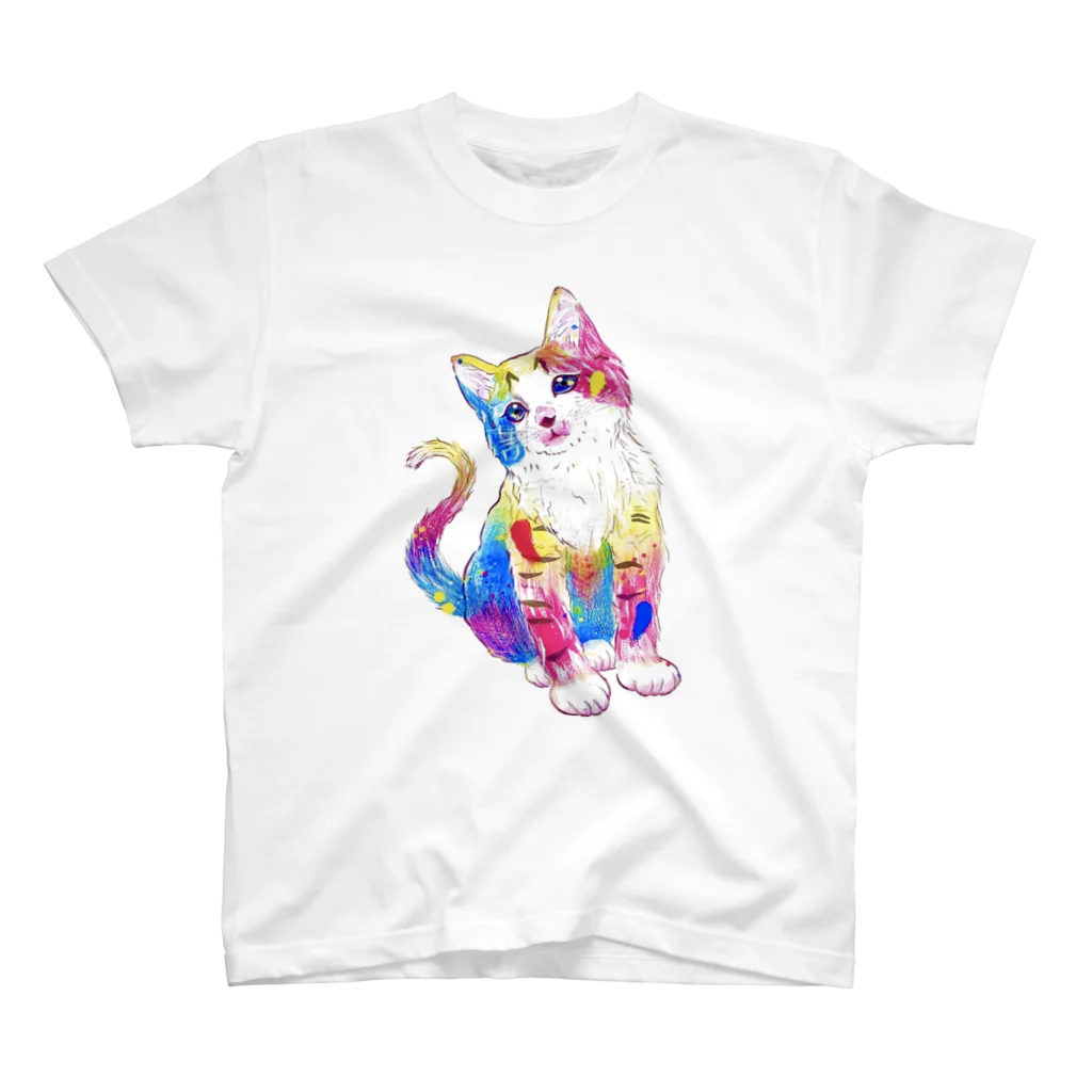 なまけものの猫 Regular Fit T-Shirt