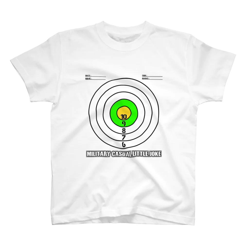 Military Casual LittleJoke のTARGET YELLOWxGREEN スタンダードTシャツ