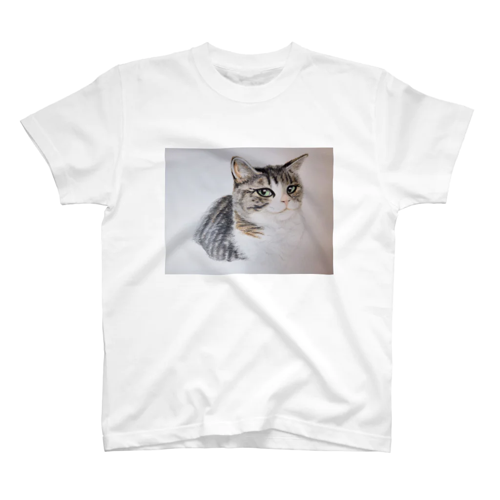 ねむいさかなのお店の愛猫 スタンダードTシャツ