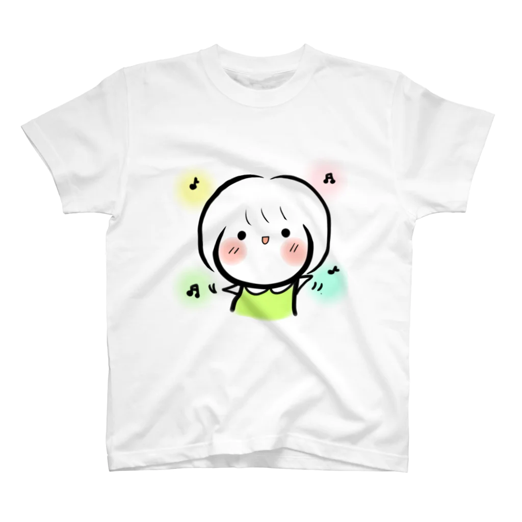 いまのもちこの大福のふくみちゃん　たのしく踊ろう Regular Fit T-Shirt