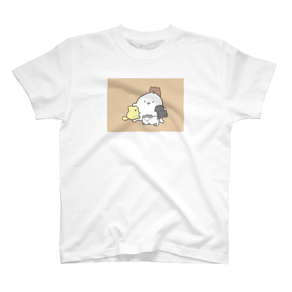 mori yuraのねこにモテモテ スタンダードTシャツ