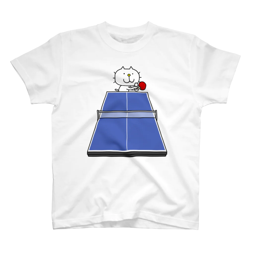 liluneco_shopのりるねこ　卓球 Regular Fit T-Shirt