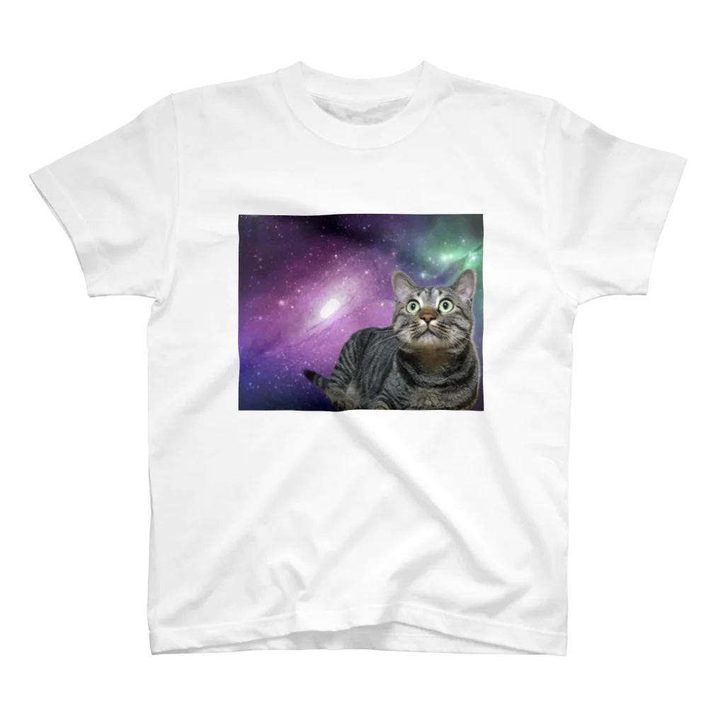 ふまぢるちゃんの宇宙猫 Regular Fit T-Shirt