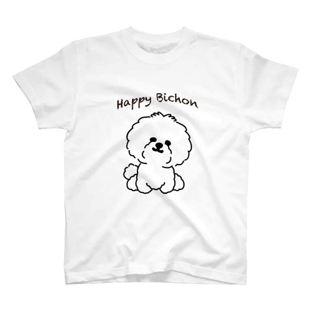 Wans Joie/ワンズジョワのHappy BishonⅢ Regular Fit T-Shirt