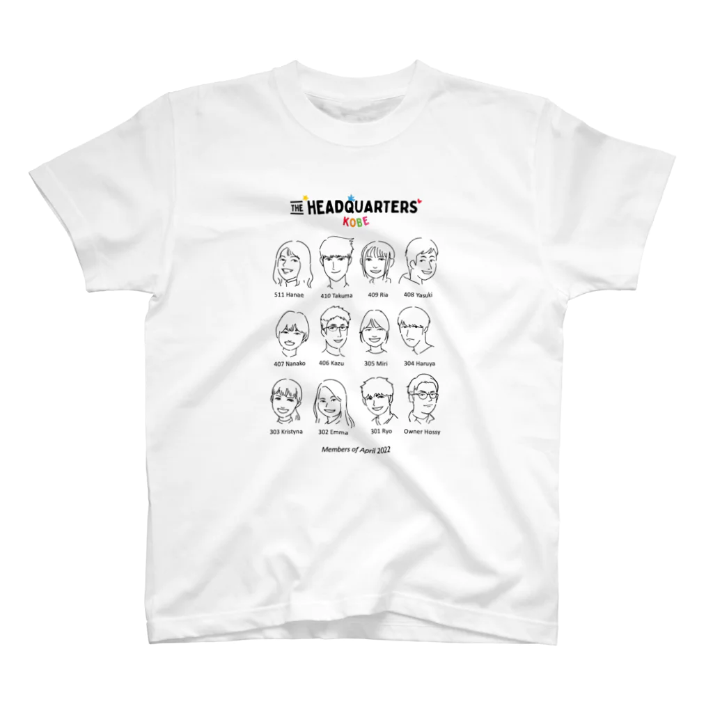 The HQ KOBE Goods Shopのヤンクシー画伯HQ似顔絵シリーズ Regular Fit T-Shirt