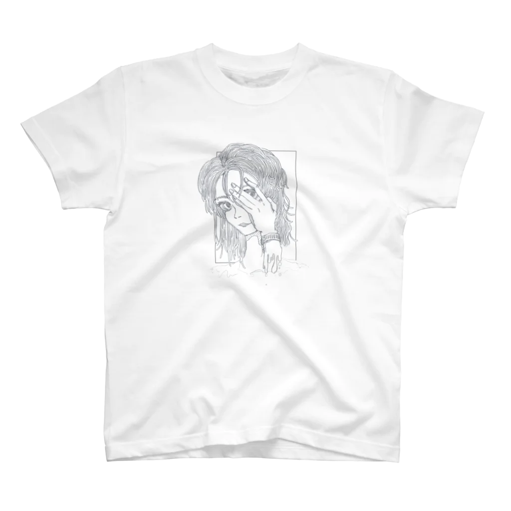 女の子deしゃつのgirl_溶ける Regular Fit T-Shirt