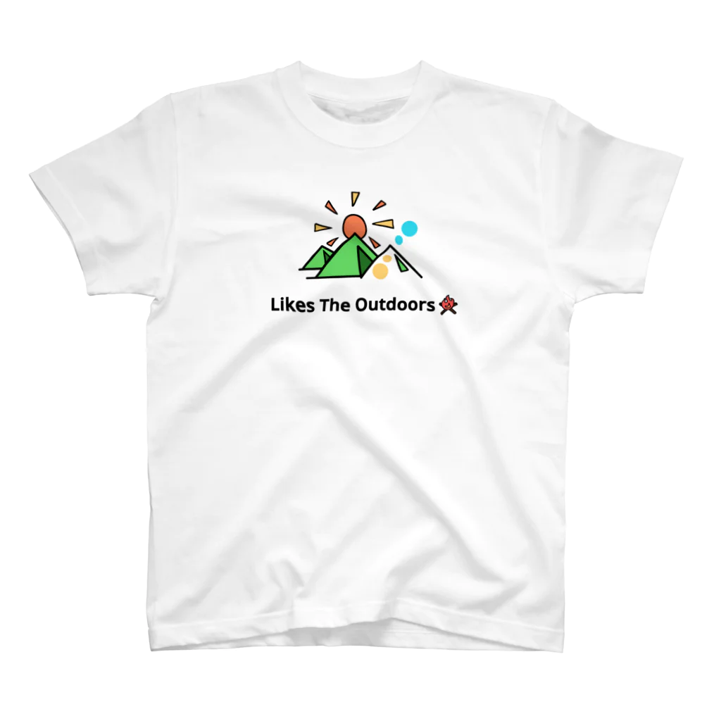 dlt.outdoorsのLikes The Outdoors 白 スタンダードTシャツ