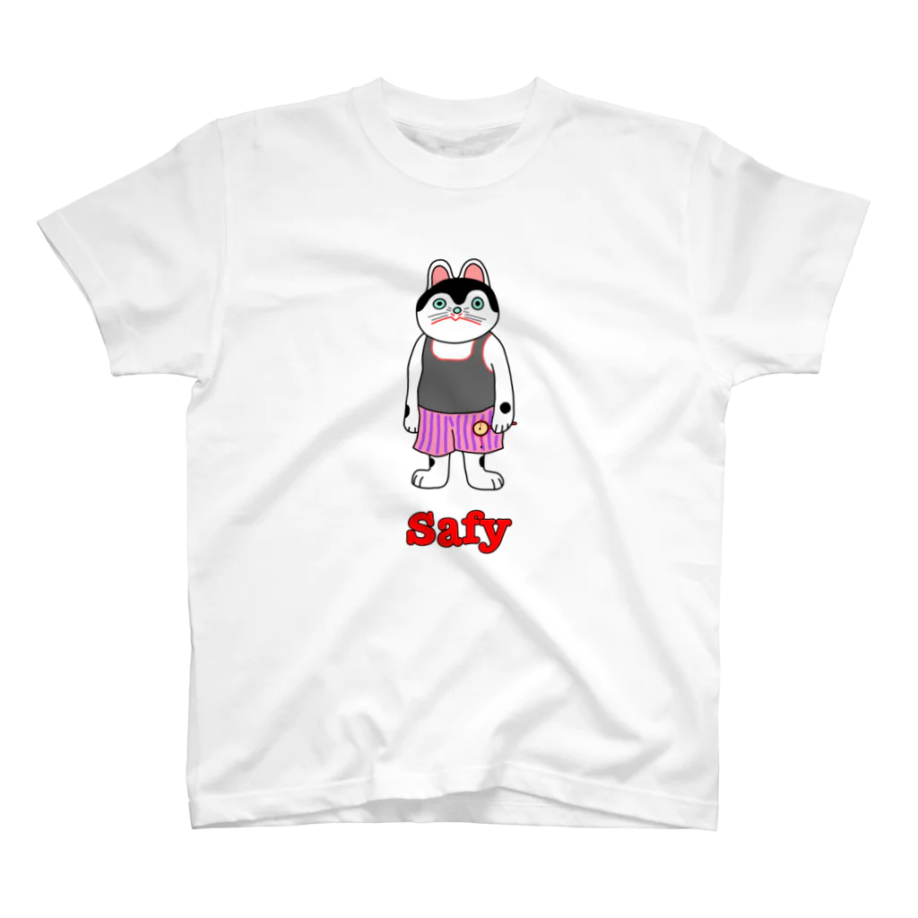 Mad The Buu ( ま な ぶ )の安産くん ( Safy ) スタンダードTシャツ