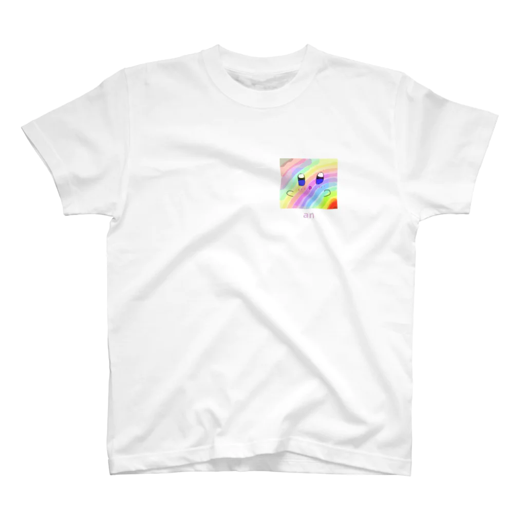 anmituショップのレインボーanちゃん スタンダードTシャツ