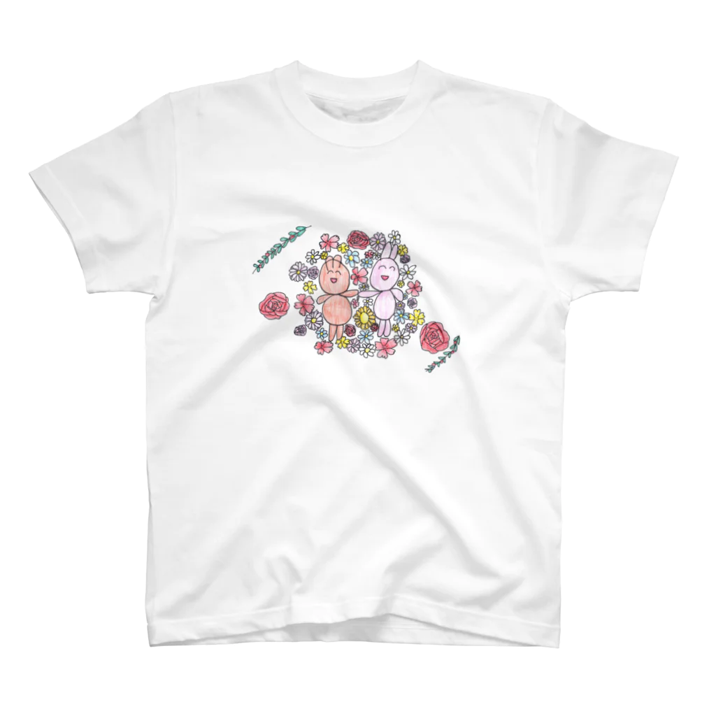 がおちゃんのおみせ♡のうさりす なかよし スタンダードTシャツ