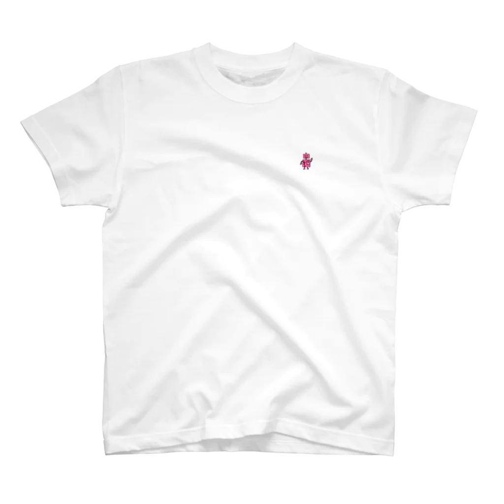 Candy storeのロボットくん(ピンク) Regular Fit T-Shirt