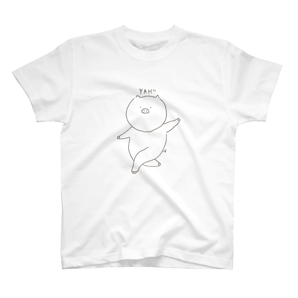 あにまるの森のぶたちゃんYAH！ Regular Fit T-Shirt