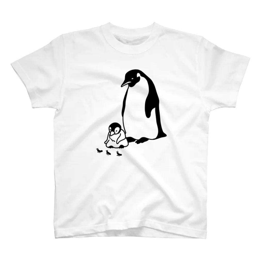 ichomaeのアリを見つけたペンギン スタンダードTシャツ