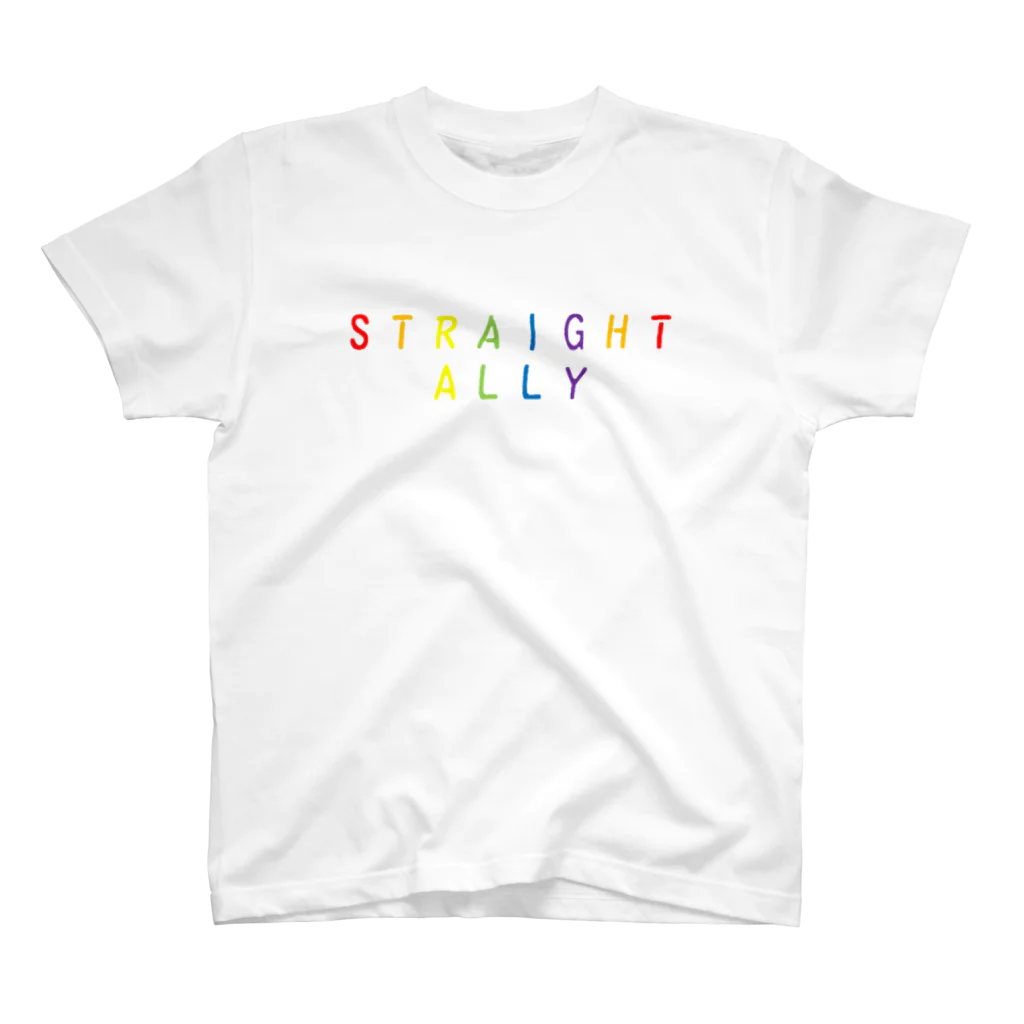 TEXT ANDのStraight Ally Color Font スタンダードTシャツ