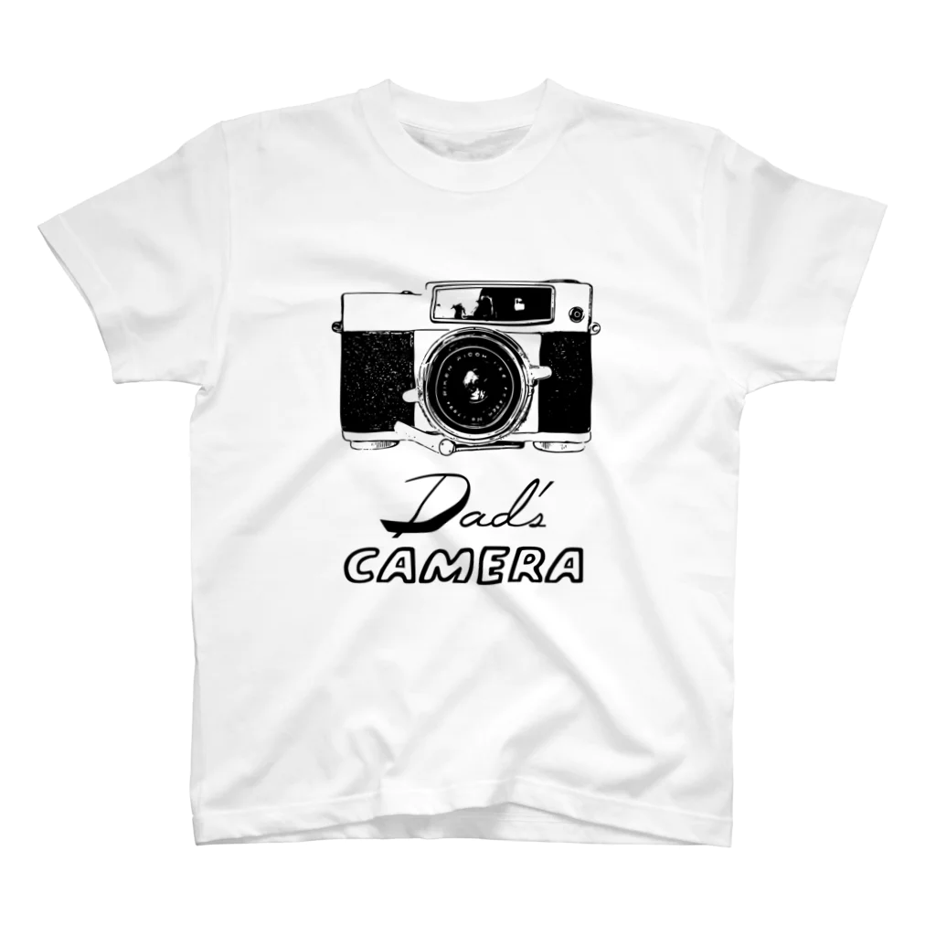 boldandnewのカメラ（Dad’s canera）_No.004_BK スタンダードTシャツ