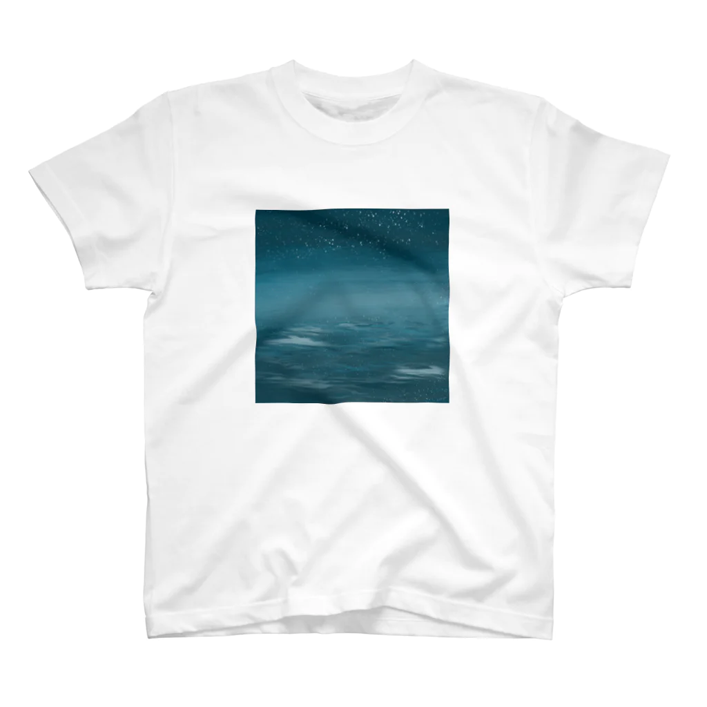 nao_pan_coffeeの冬の海 Regular Fit T-Shirt