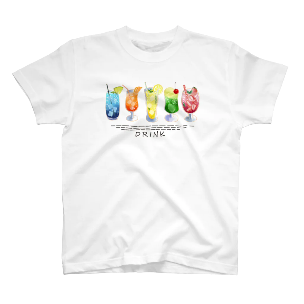 koko's art galleryのお好きなドリンクをどうぞ スタンダードTシャツ