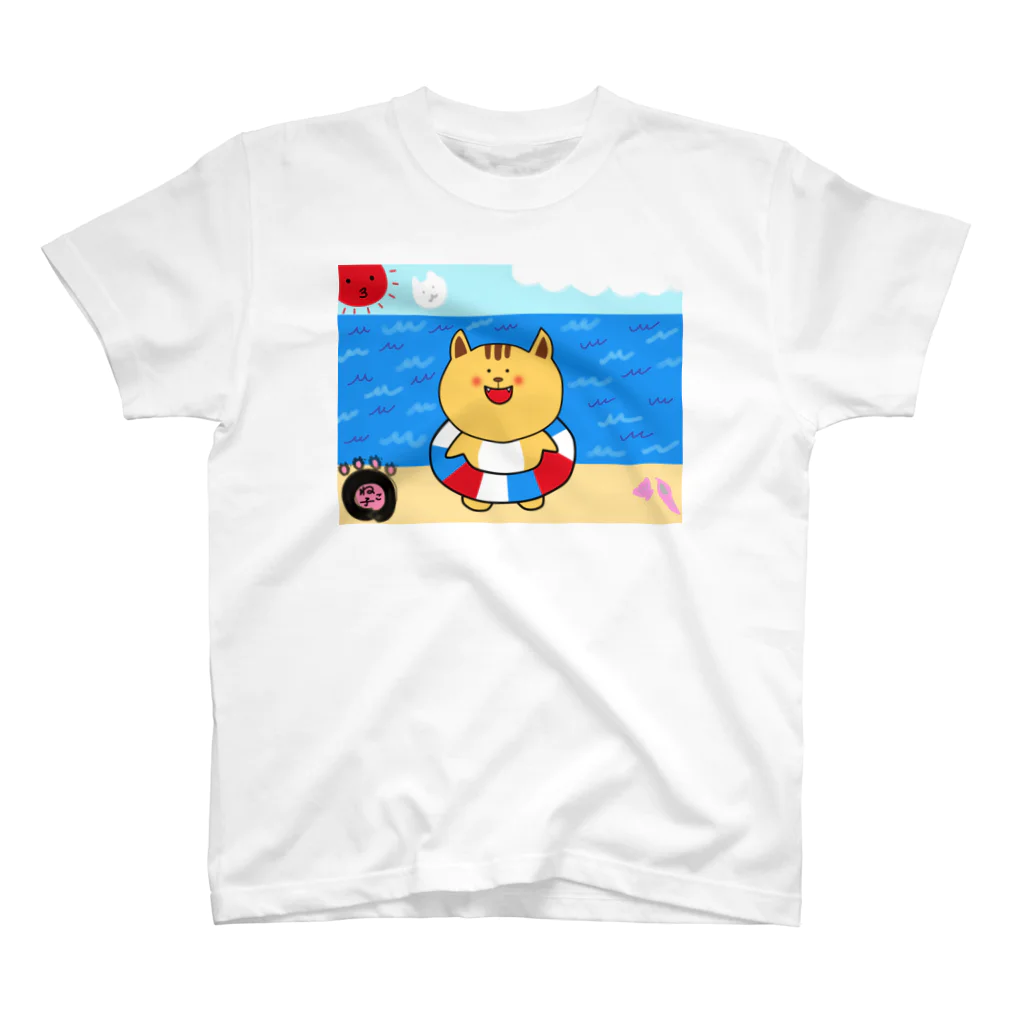 ワイの【おみせやさん】のワイのＴシャツ-夏ver.- スタンダードTシャツ