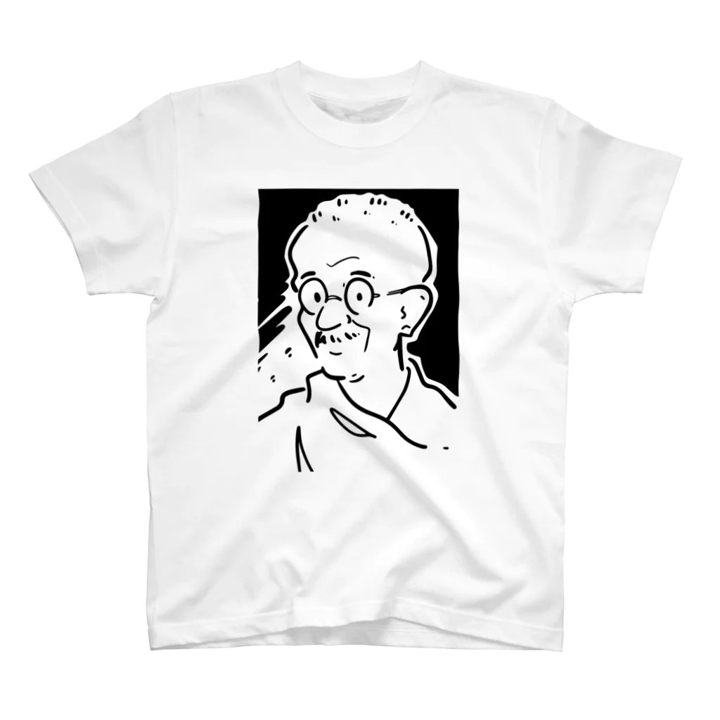 山形屋米店のマハトマ・ガンディー(Mahatma Gandhi) Regular Fit T-Shirt