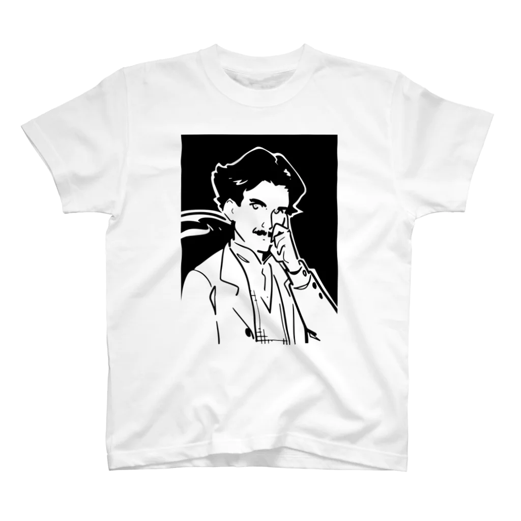 山形屋米店のニコラ・テスラ（Nikola Tesla） スタンダードTシャツ